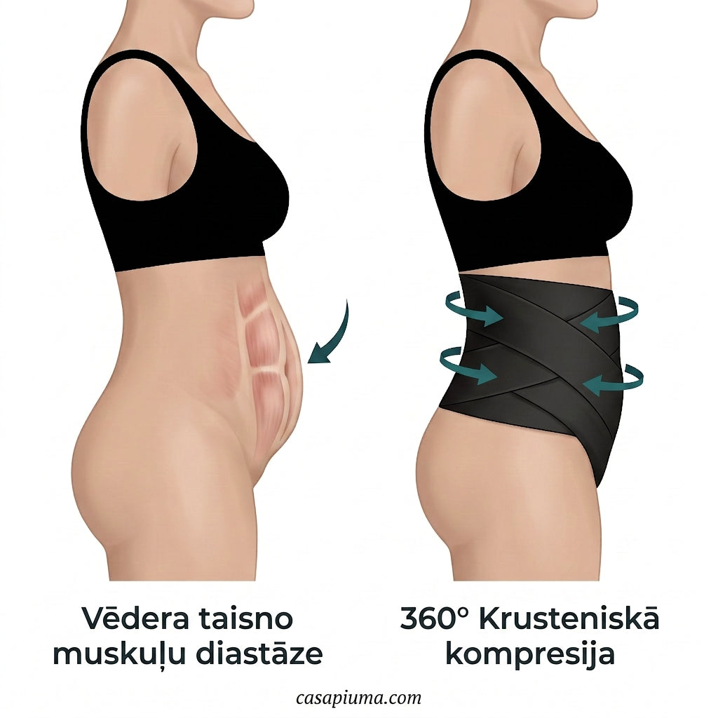 Ko grūtniecība patiesībā nodara vēdera sienai