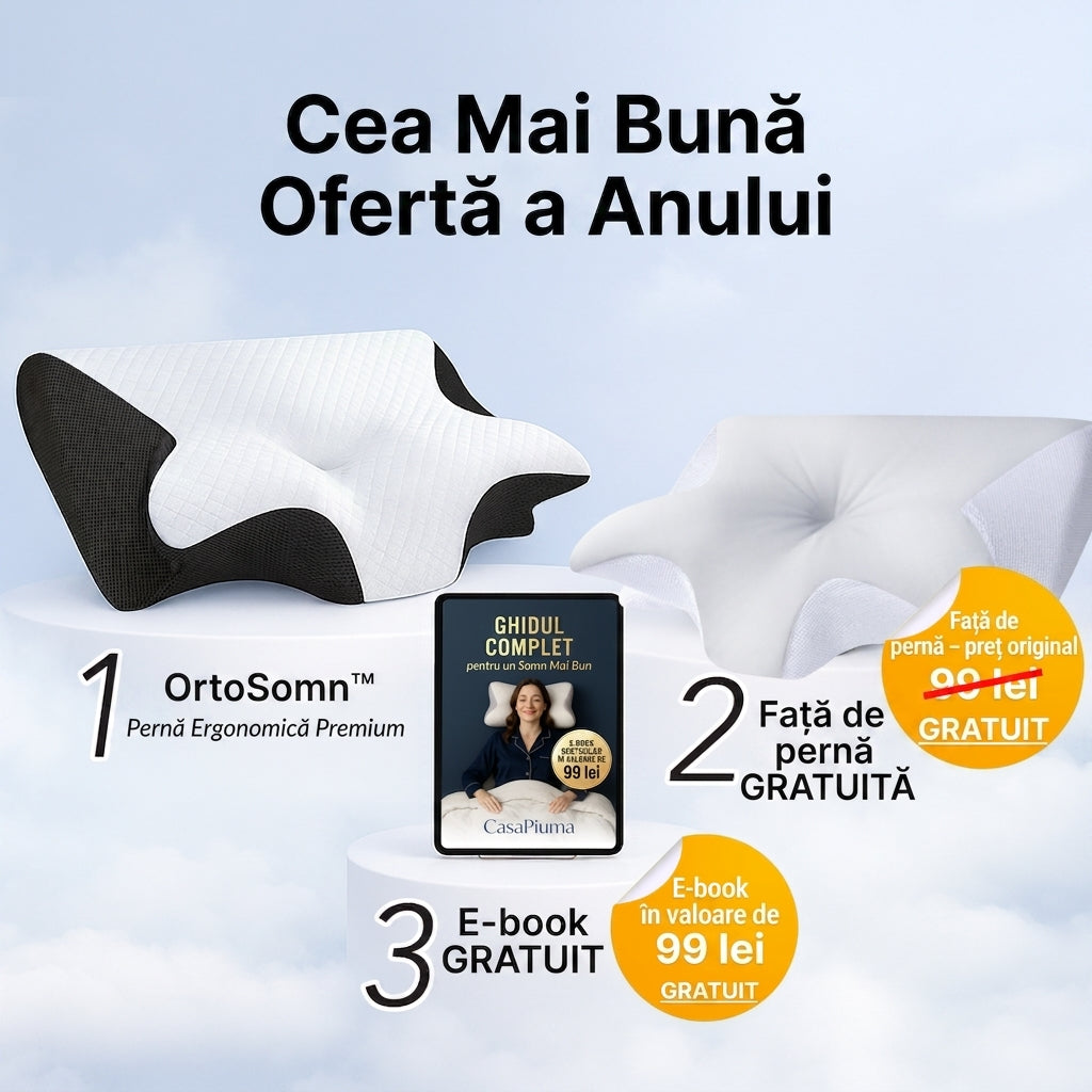 Cea mai bună ofertă a anului — pernă, față de pernă și ghid