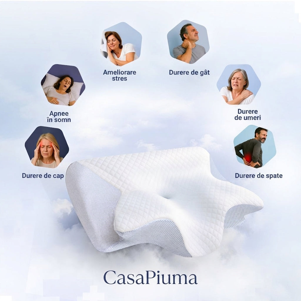Perna ergonomică albă — beneficii