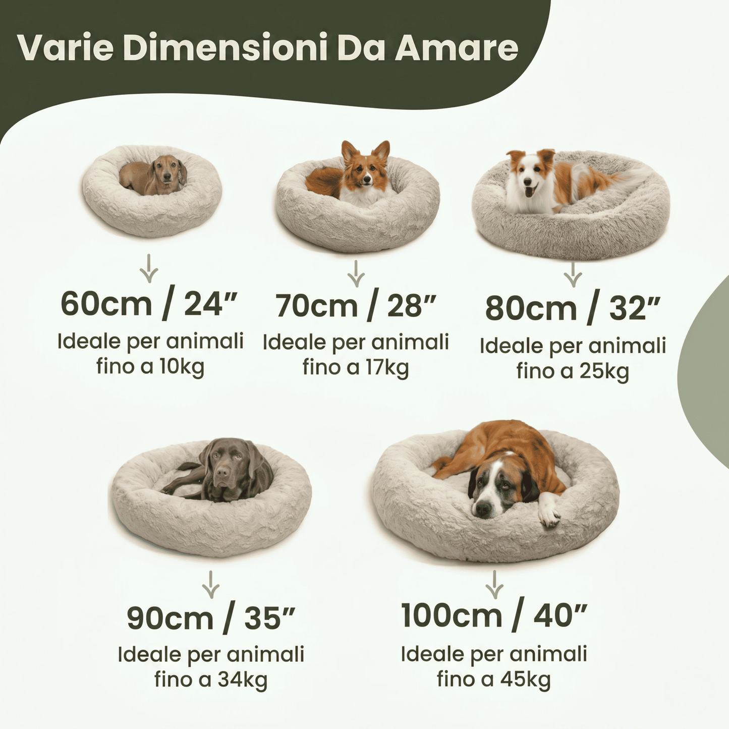 CUCCIA RILASSANTE PER CANI