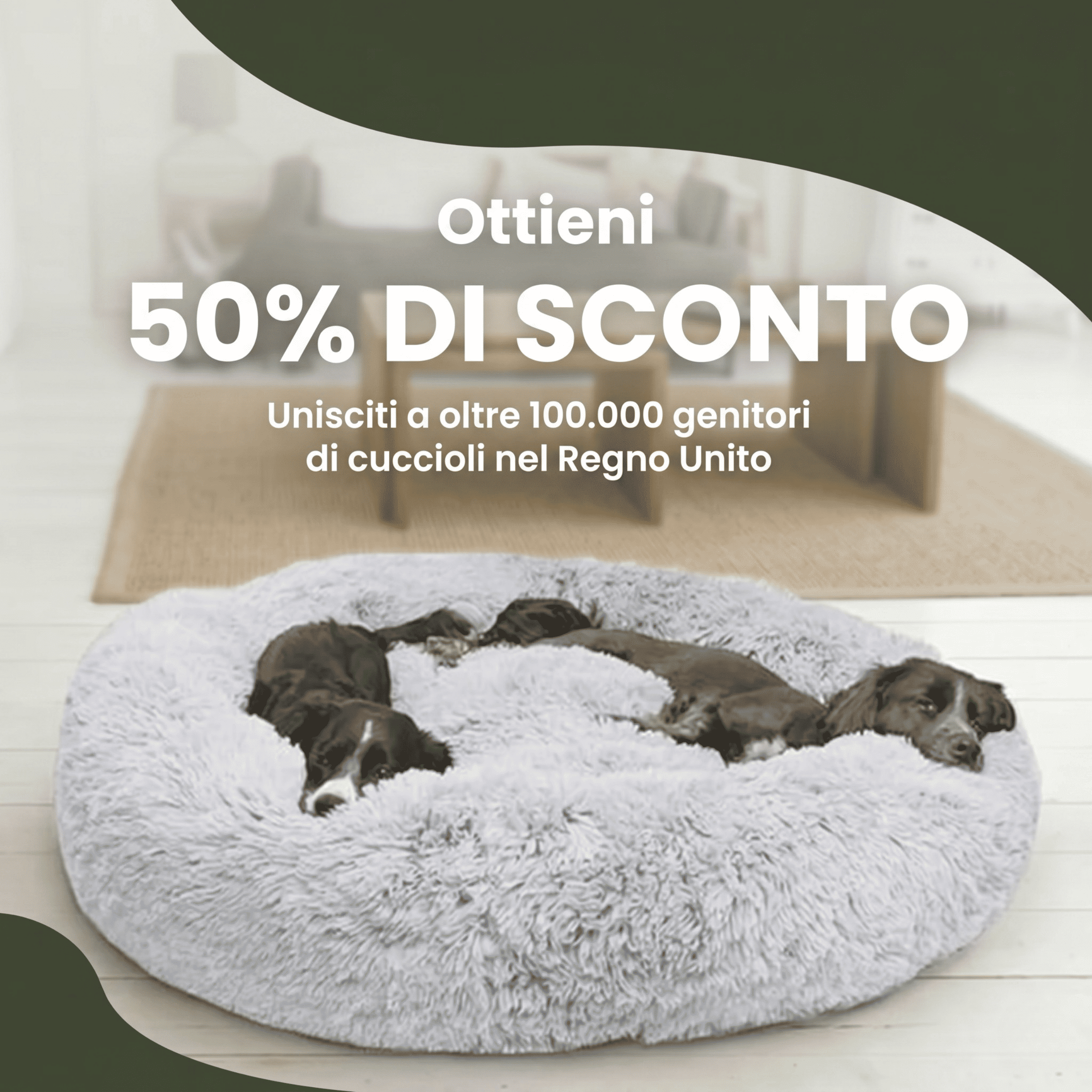 CUCCIA RILASSANTE PER CANI