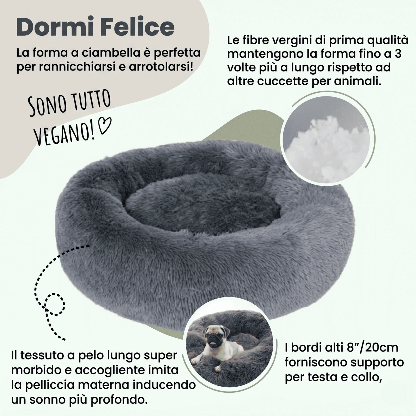CUCCIA RILASSANTE PER CANI