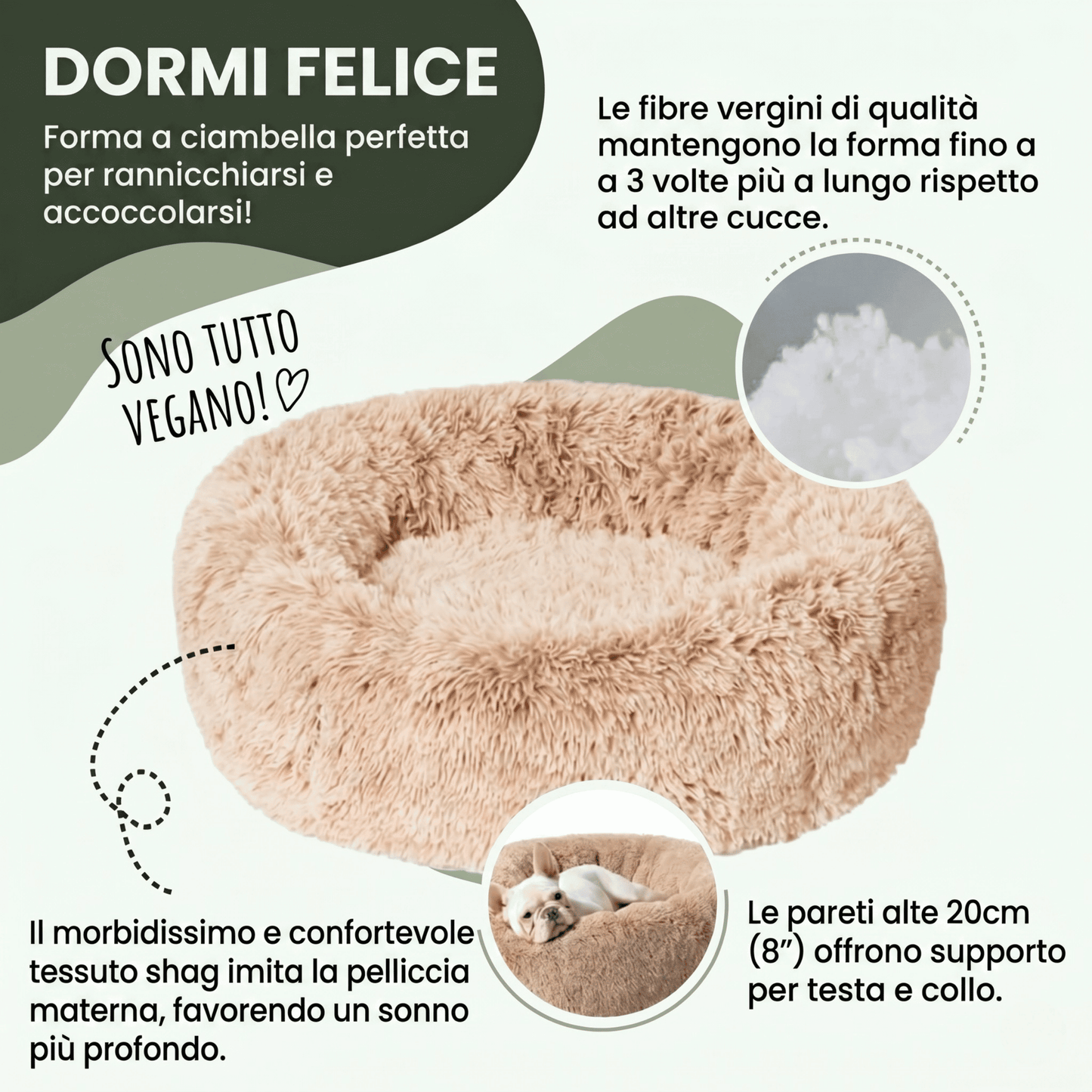 CUCCIA RILASSANTE PER CANI