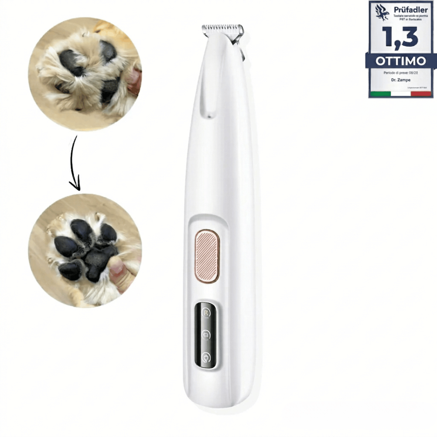 PawTrim Pro™ - Cura delle Zampe Indolore in Pochi Secondi