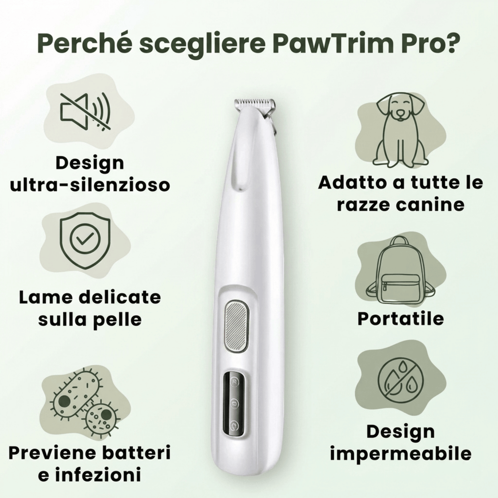 PawTrim Pro™ - Cura delle Zampe Indolore in Pochi Secondi