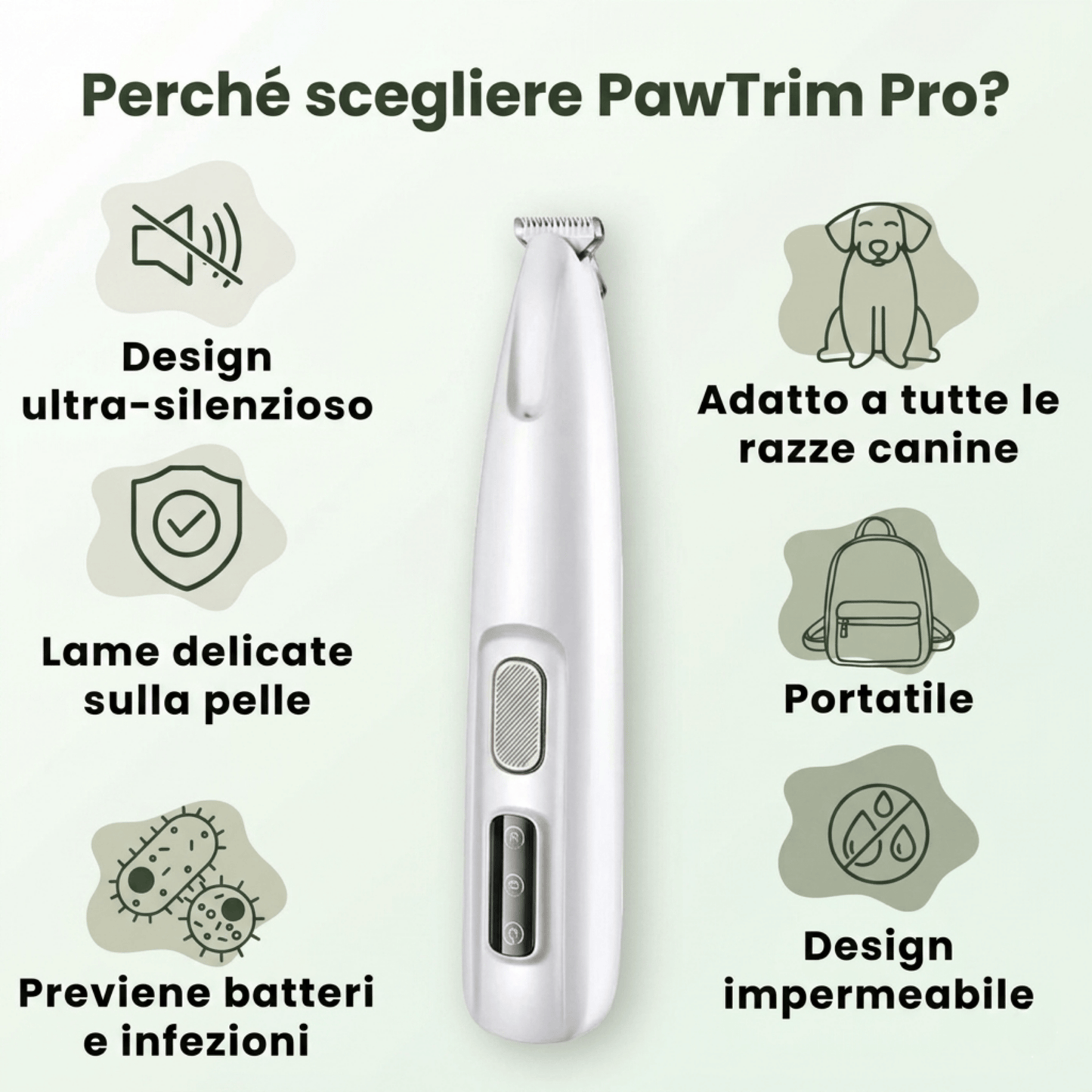 PawTrim Pro™ - Cura delle Zampe Indolore in Pochi Secondi