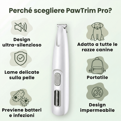 PawTrim Pro™ - Cura delle Zampe Indolore in Pochi Secondi