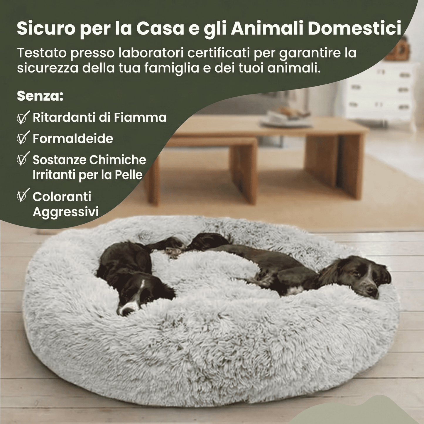 CUCCIA RILASSANTE PER CANI