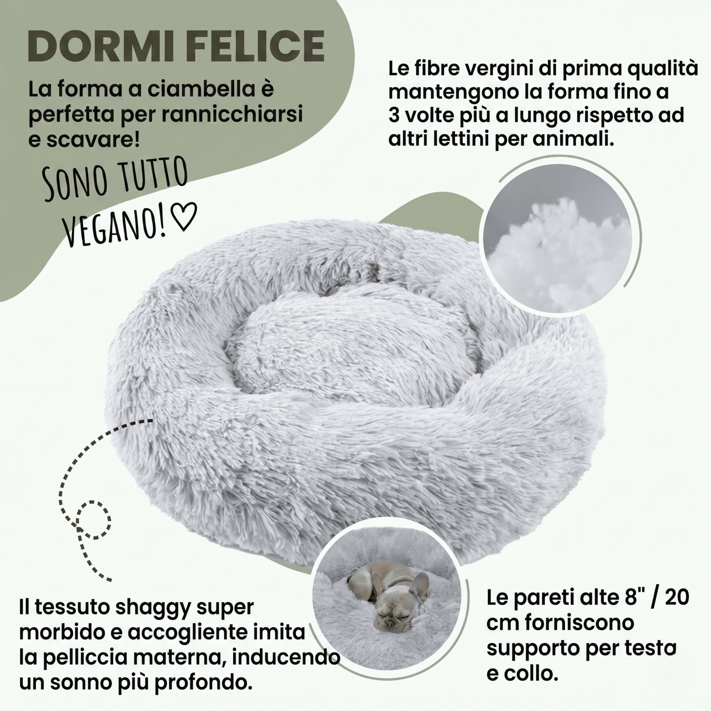 CUCCIA RILASSANTE PER CANI