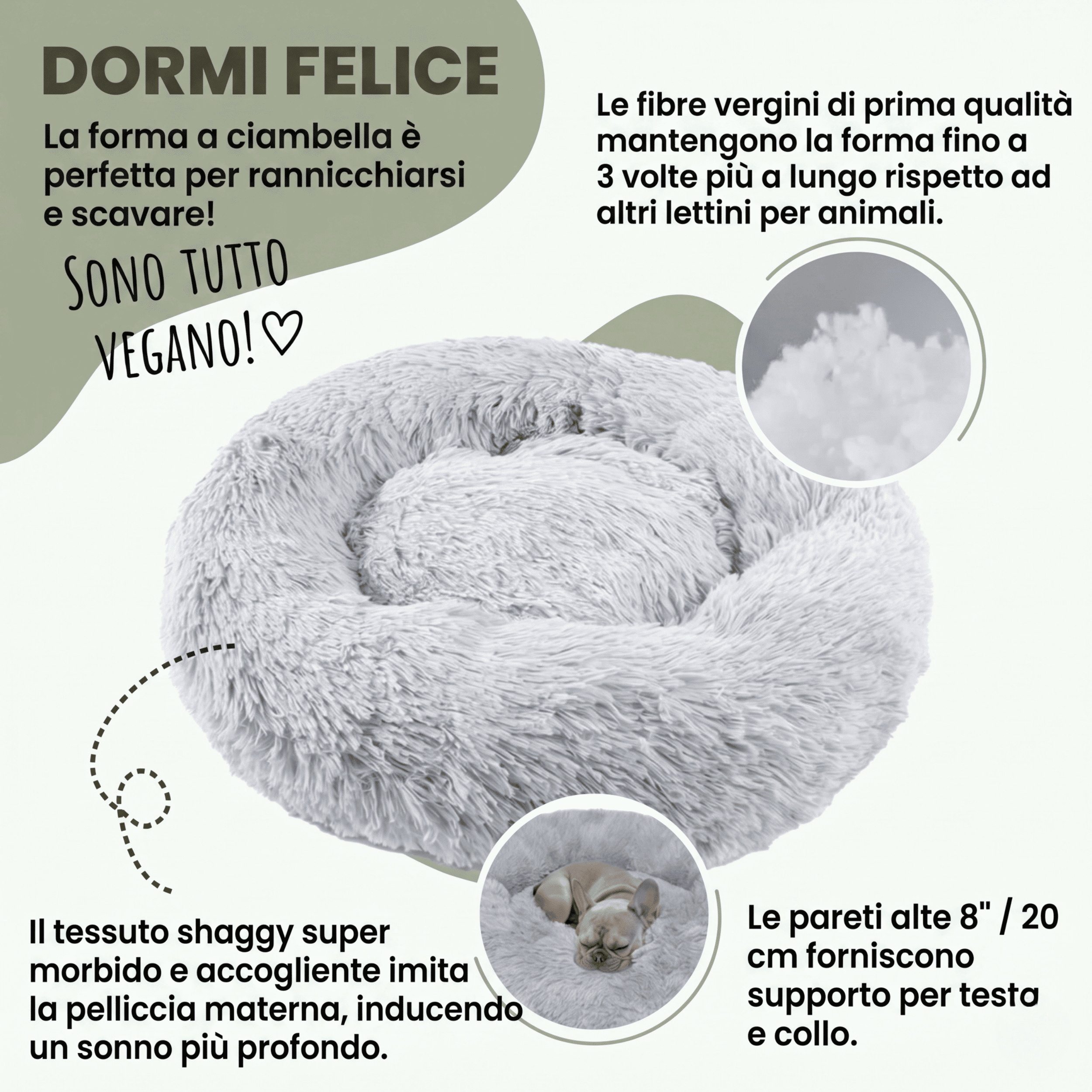 CUCCIA RILASSANTE PER CANI