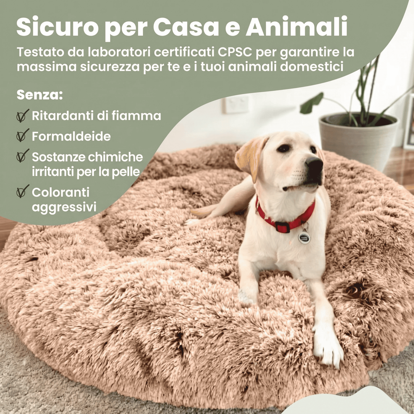 CUCCIA RILASSANTE PER CANI