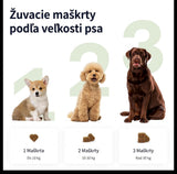 Žuvacie maškrty podľa veľkosti psa