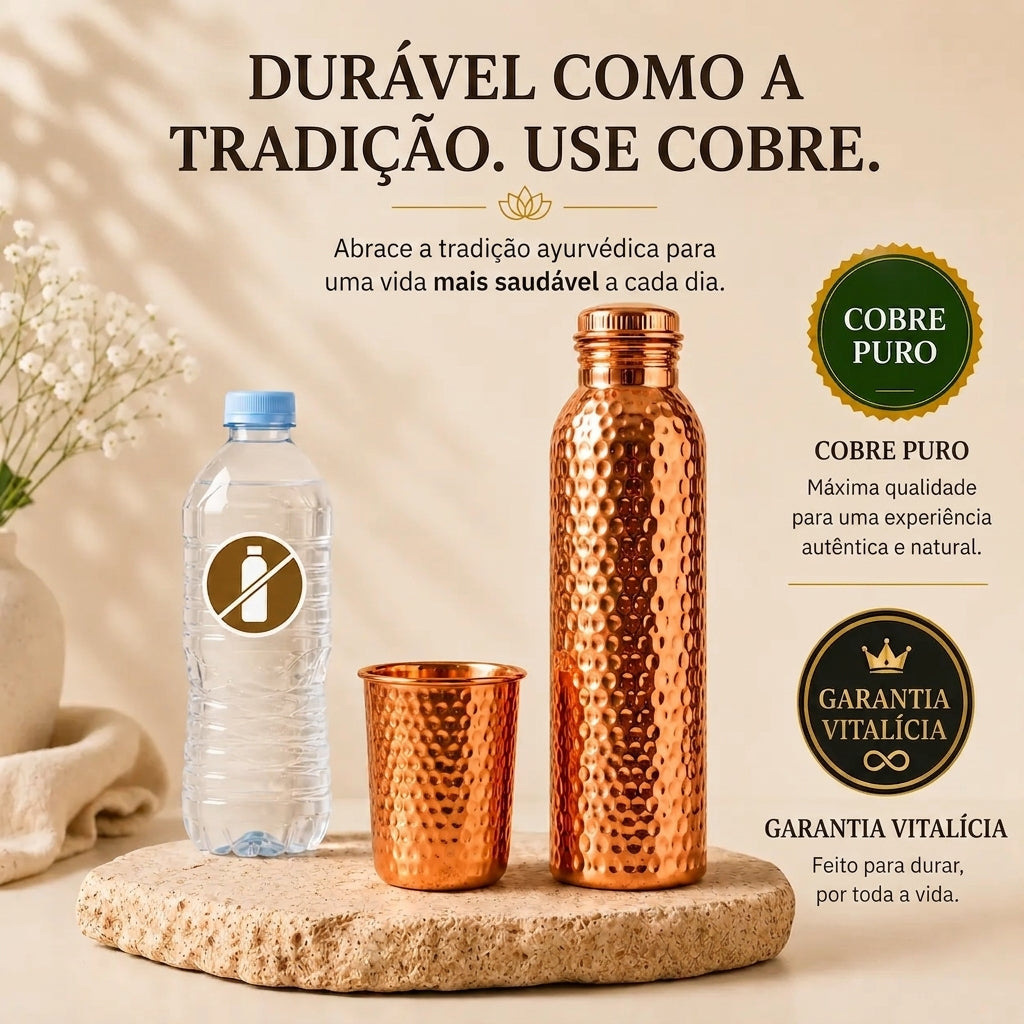 Cobre puro — garantia vitalícia