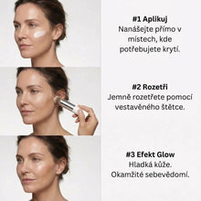 Aplikuj, rozetři, efekt glow