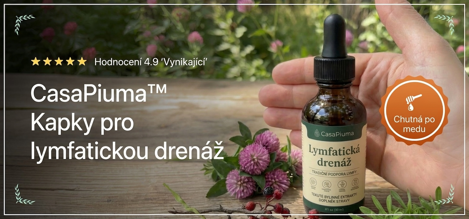 Kapky na lymfatickou drenáž