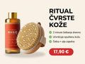 Ritual čvrste kože: četka + ulje