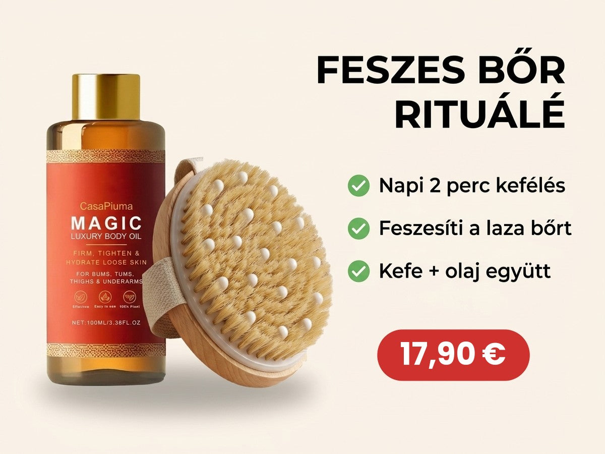 Feszes Bőr Rituálé: kefe + olaj