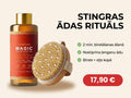 Stingras ādas rituāls: birste + eļļa