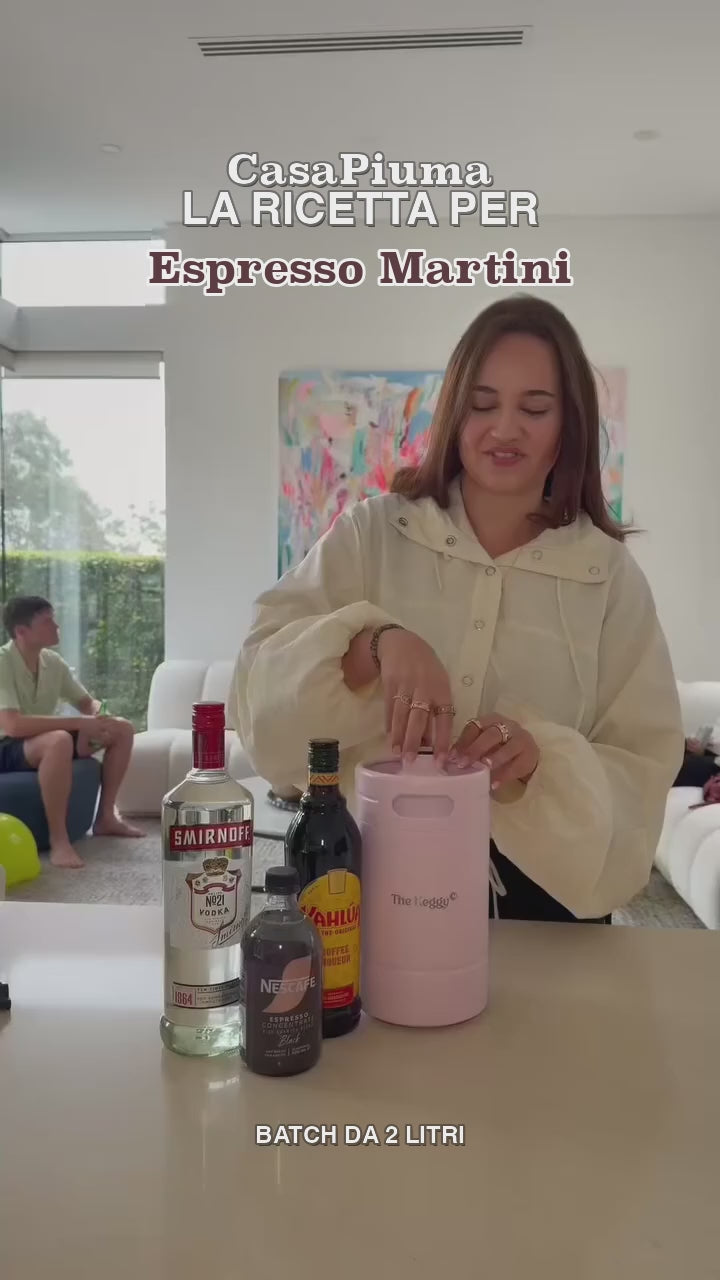 Ricetta Espresso Martini da 2 litri con lo spillatore CasaPiuma