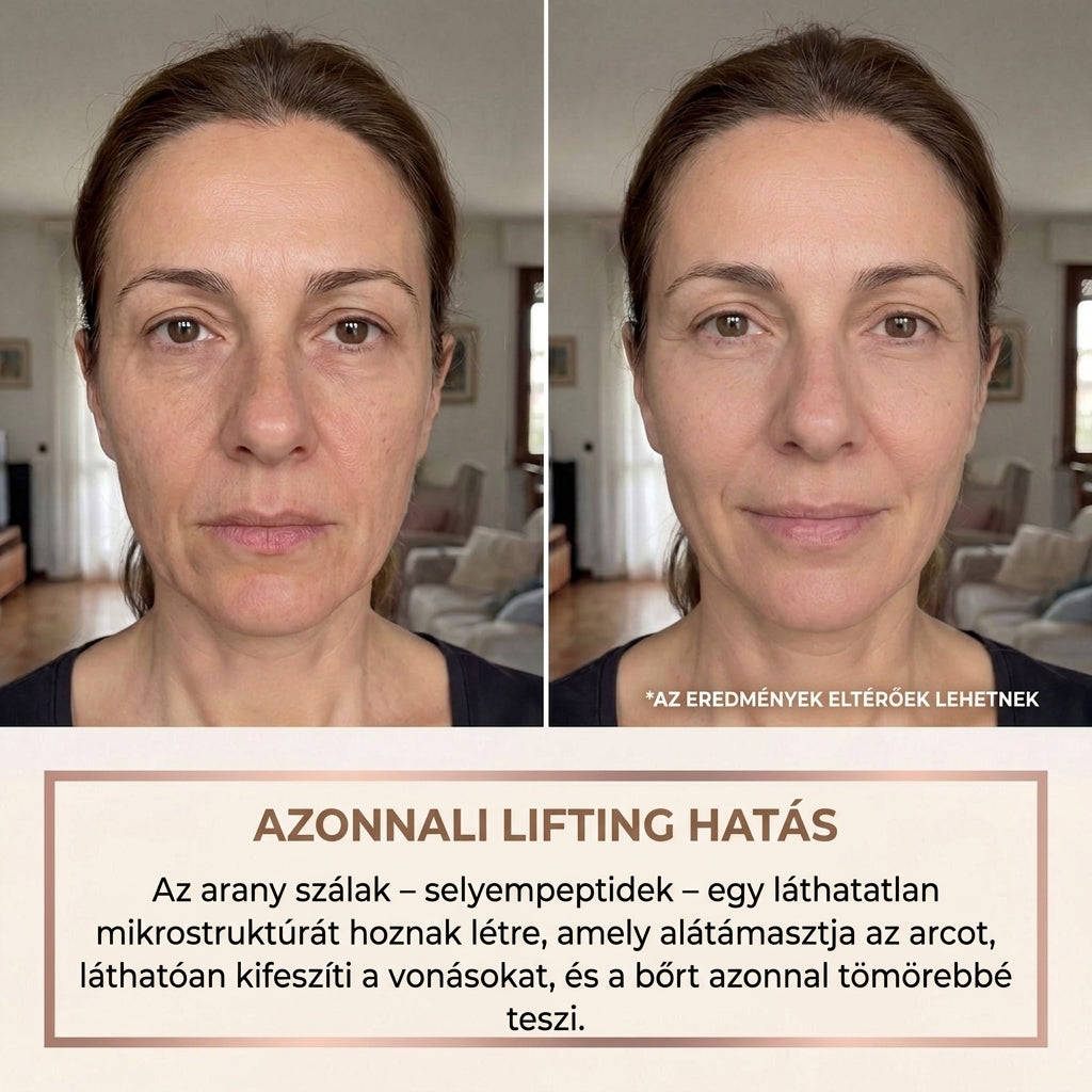Azonnali lifting hatás – előtte/utána