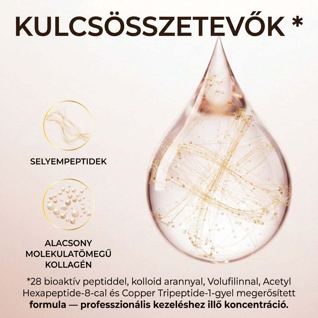 Kulcsösszetevők – selyempeptidek és kollagén