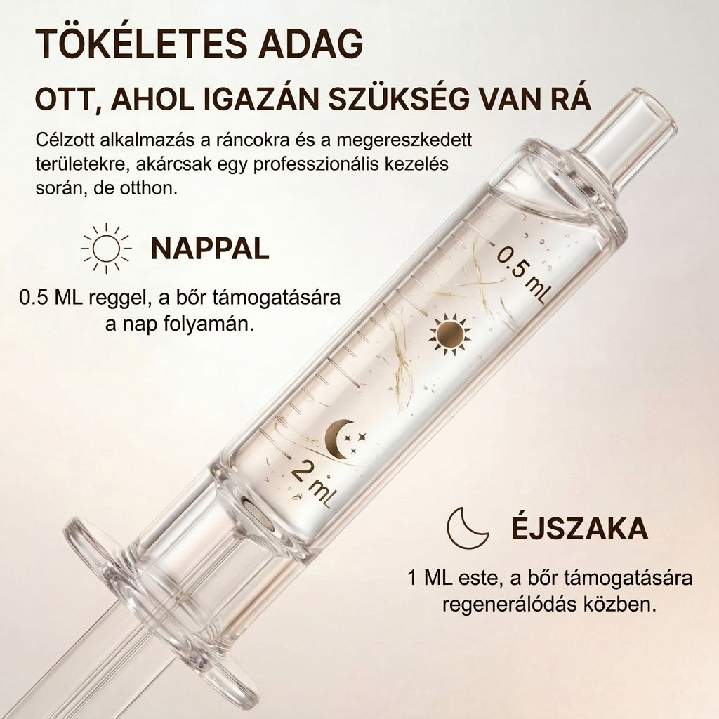 Tökéletes adag – nappal 0,5 ml, éjszaka 1 ml